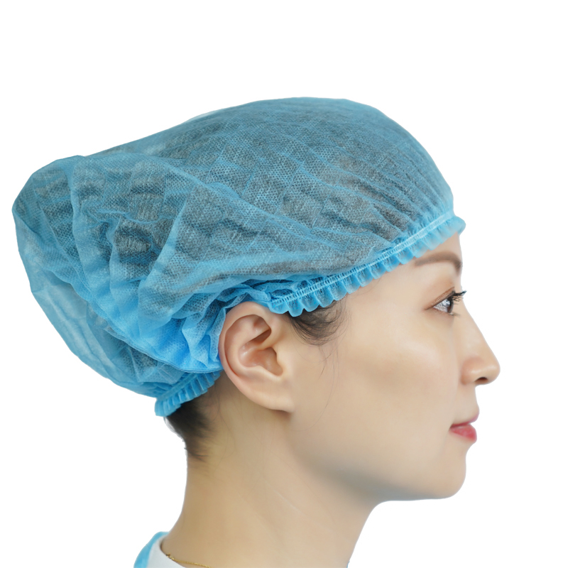 Hospital Use Wholesale Single Elastic Mob Cap Non Woven Nurse Cap