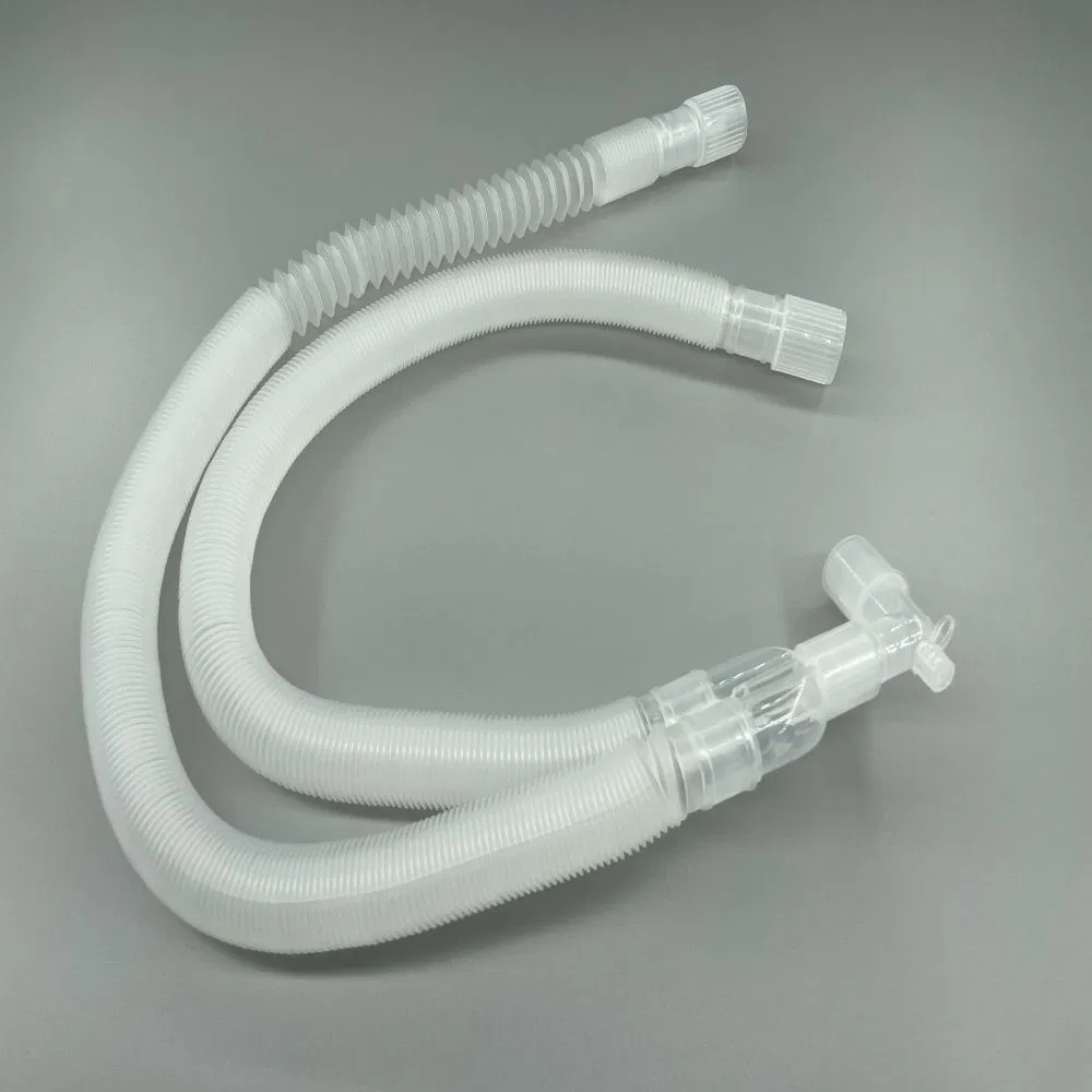 High Quality Disposable Medical Use Corrugated Smoothbore Expandable Anesthesia Breathing Circuits or Kit
