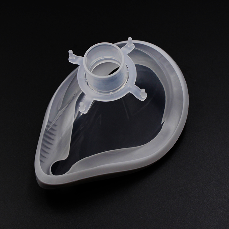 Meidcal Disposable Breathing Anaesthesia Oxygen Mask with Inflatable Rim