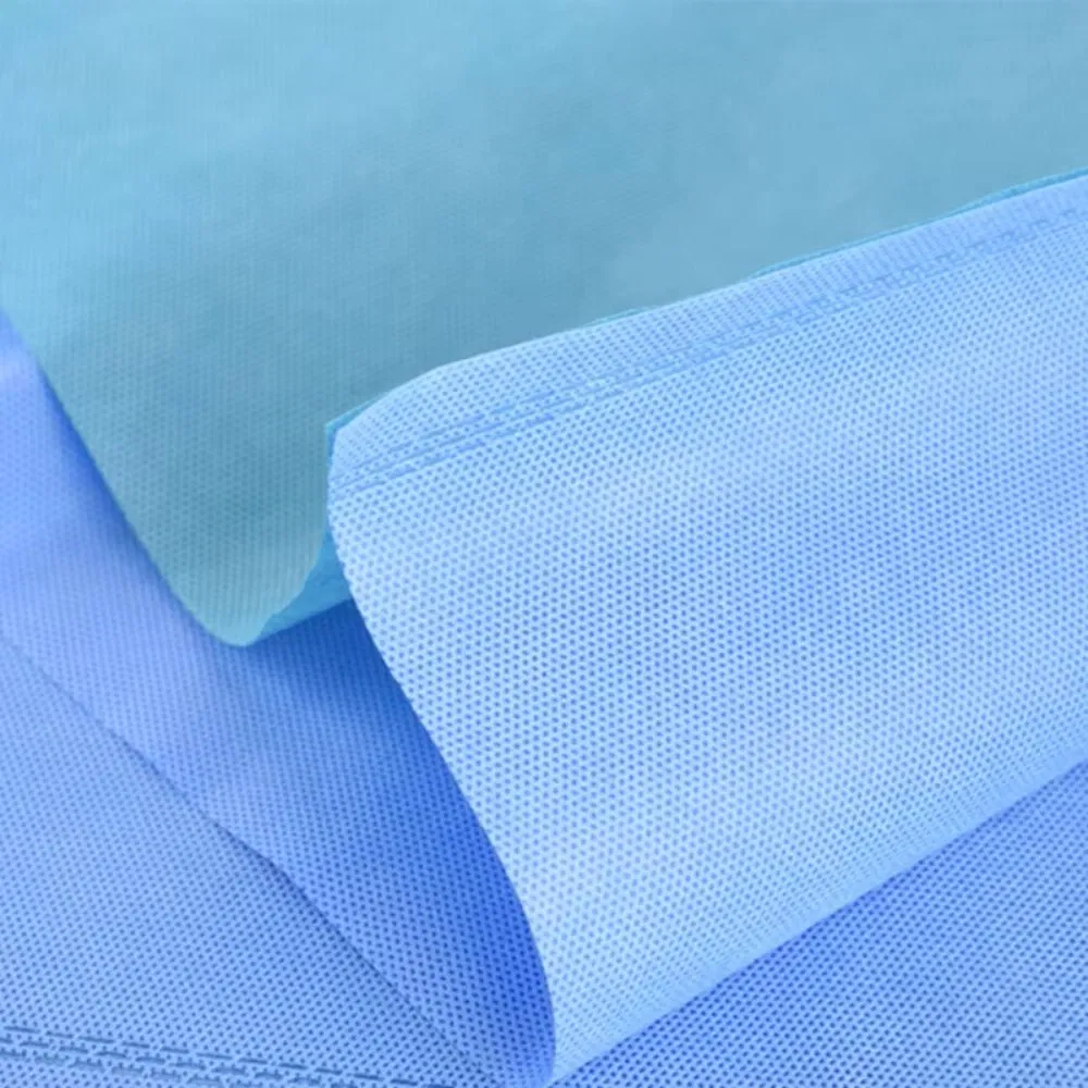 Bulk Sale Disposable Hospital Surgery Drape Sterile Blue Color SMS Non Woven Surgical Drapes with Holes at Low Price
