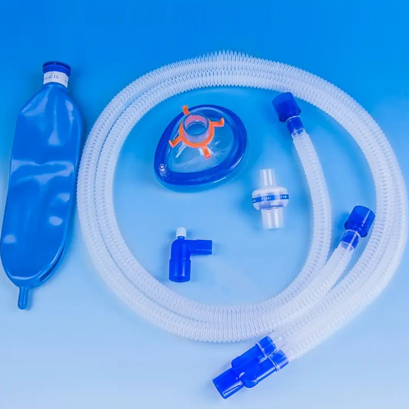 Disposable Medical Pediatric Expandable Anaesthesia Breathing Circuit with Hme Filter