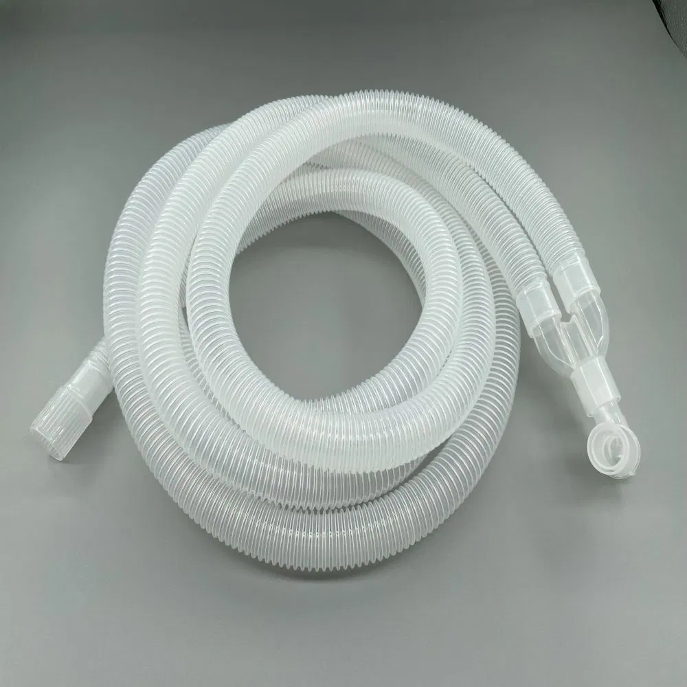 High Quality Disposable Medical Use Corrugated Smoothbore Expandable Anesthesia Breathing Circuits or Kit
