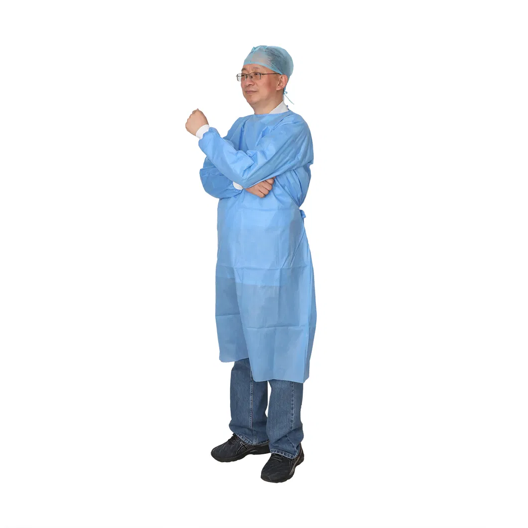 Medical Non-Woven Disposable Surgical Gown Sterile