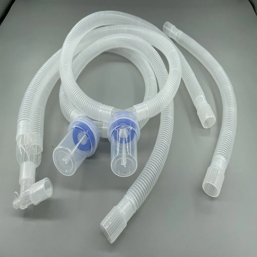 High Quality Disposable Medical Use Corrugated Smoothbore Expandable Anesthesia Breathing Circuits or Kit