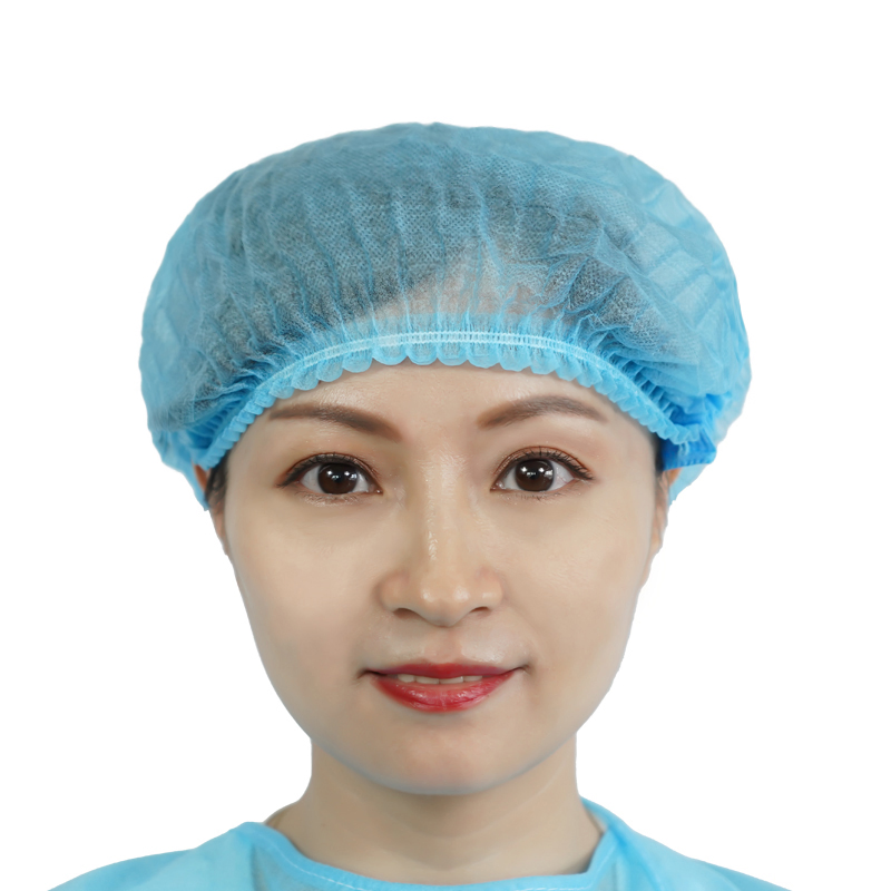 Hospital Use Wholesale Single Elastic Mob Cap Non Woven Nurse Cap