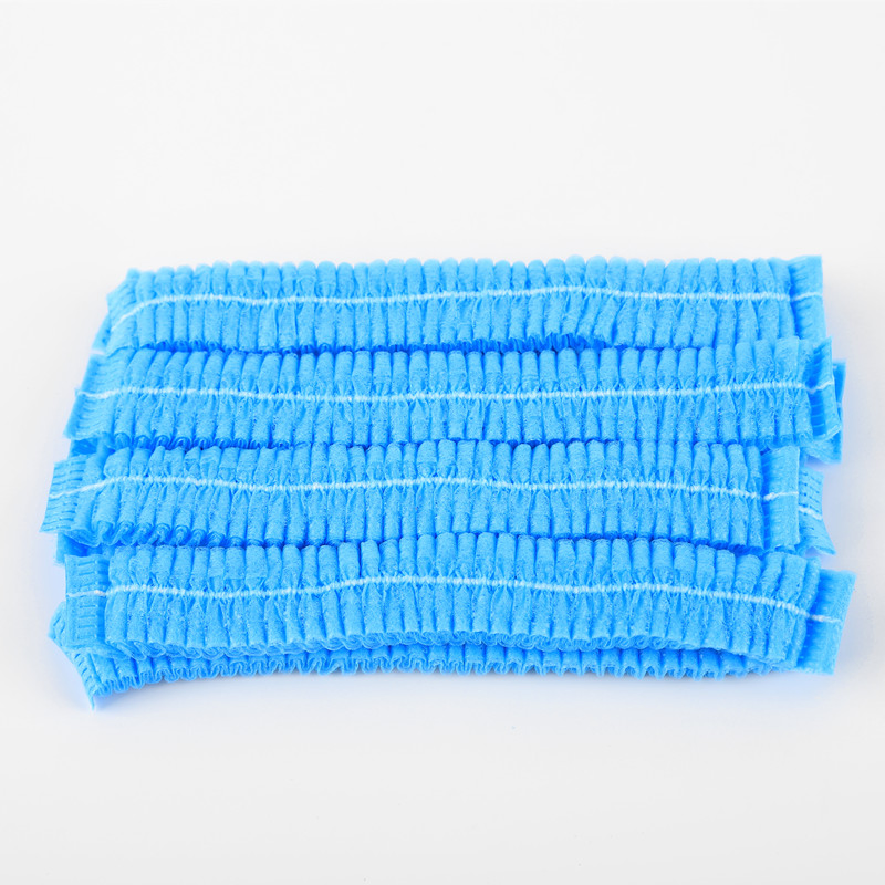 High Quality Medical Disposable PP Non Woven Clip Cap Mob Cap Strip Elastic Bouffant Cap for Nurse/Doctor