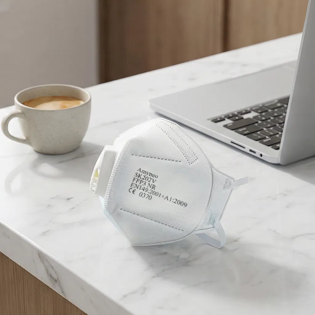 Factory FFP3 Headloop Face Mask with Valve Non-Woven CE Certified Respirator Filter