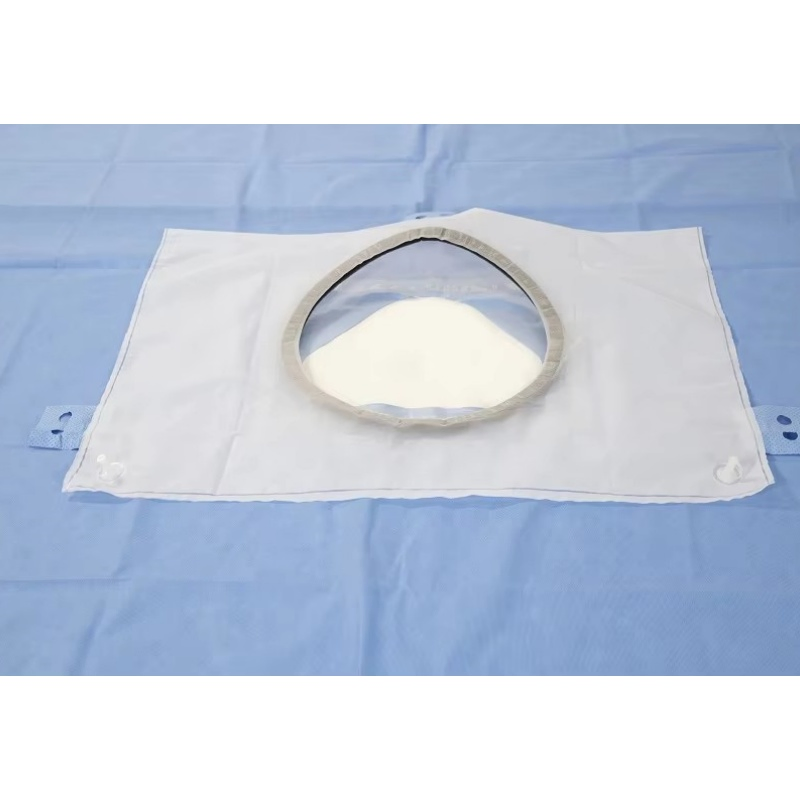 Hydrophilic Non Woven/SMS Waterproof Disposable Incision Surgical Drape for Ophthalmic and Surgical Use