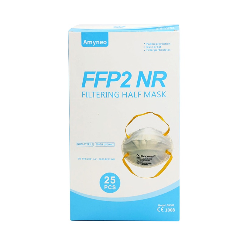 FFP2 Face Mask Cup Shape CE Certified Headloop Non-Woven Disposable Mask for Wholesale