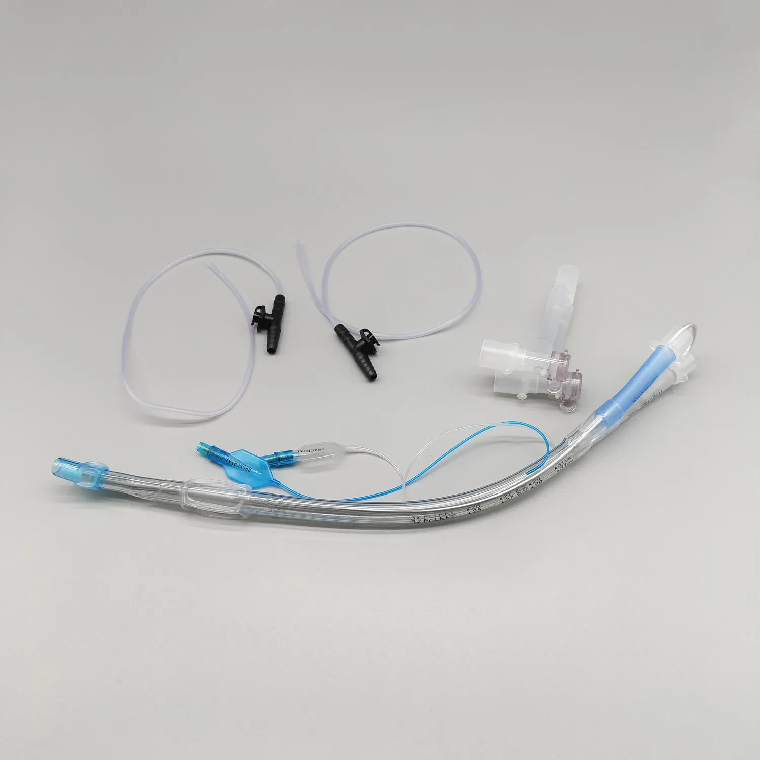 Medical Supplies PVC Double-Lumen Endotracheal Tube for One-Lung Ventilation