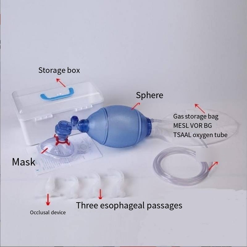 PVC Artificial Respiration Rescue Bag Medical Emergency Rescue Device Simple Repirator