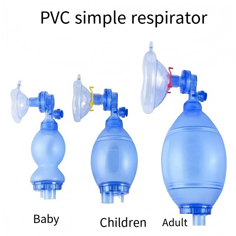 PVC Artificial Respiration Rescue Bag Medical Emergency Rescue Device Simple Repirator