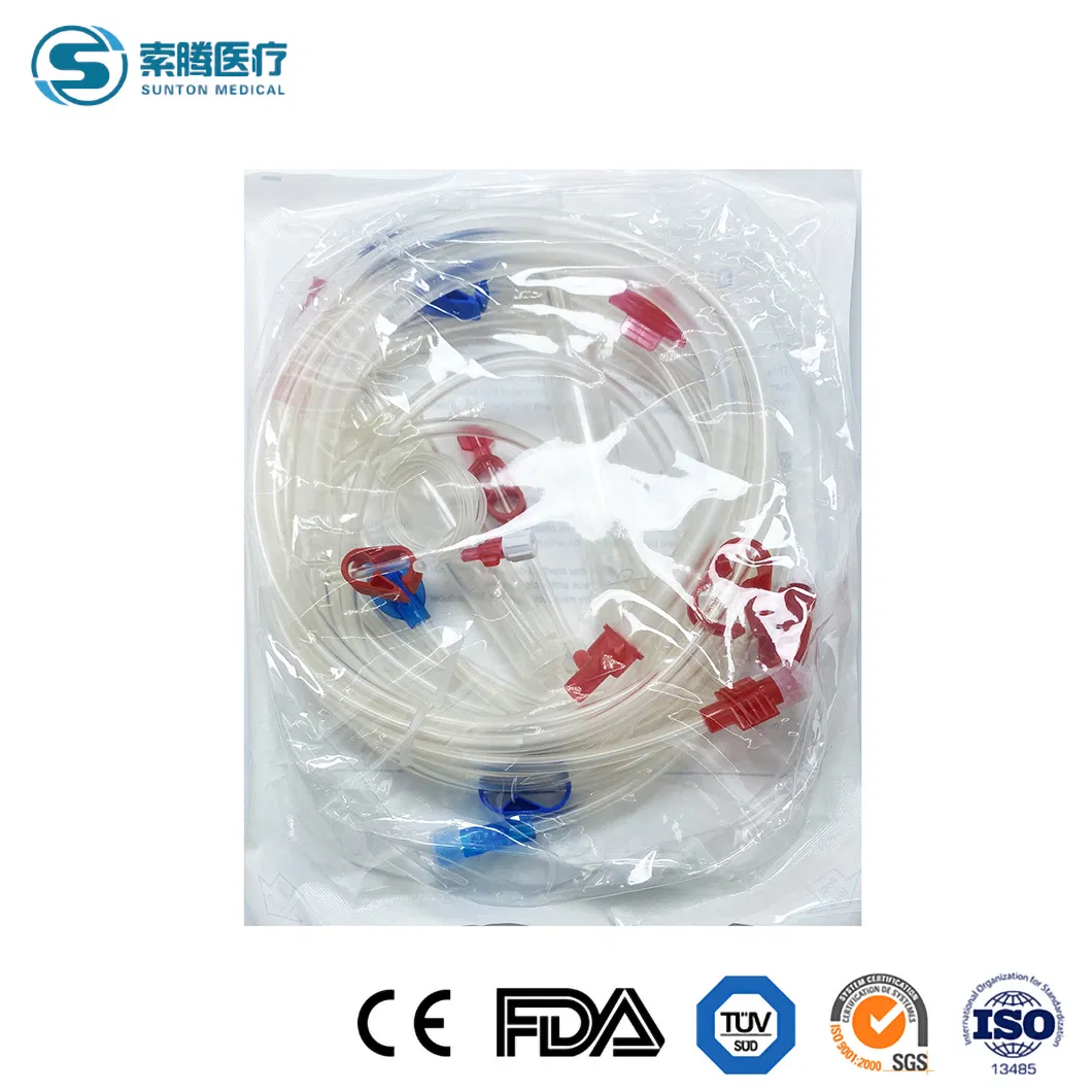 Sunton Hemodialysis Blood Dialysis Tubing China CE Certified Adult Universal Hemodialysis Blood Tubing Manufacturer Ready to Ship Blood Tubing for Hemodialysis