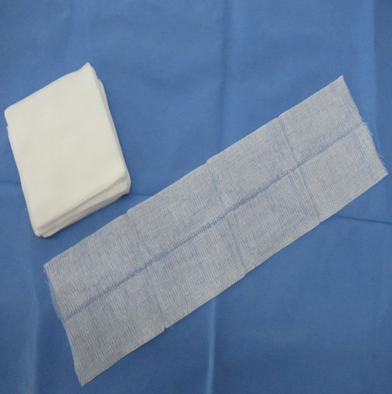 Medical Gauze Pad Cotton Absorbent Breathable Gauze Pad Sterile