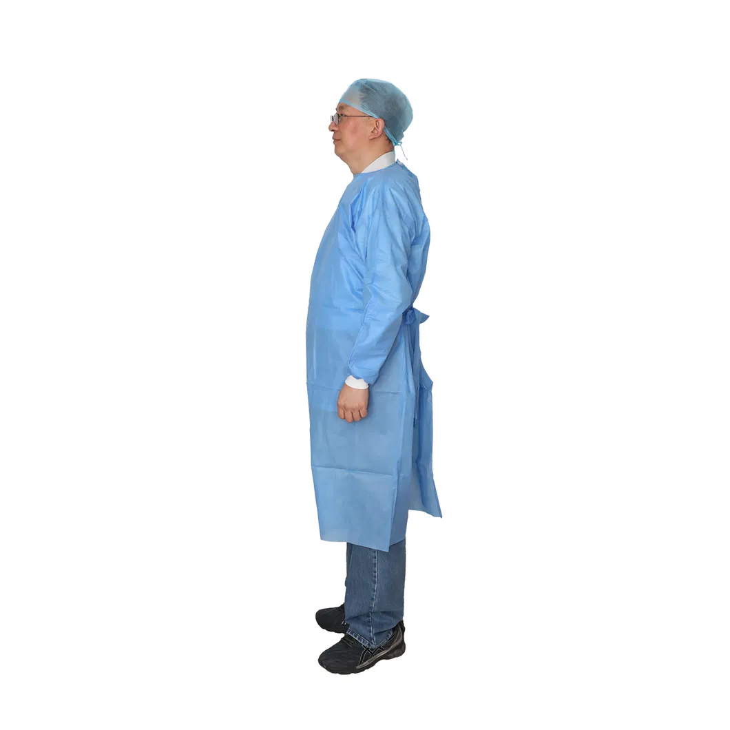 Medical Non-Woven Disposable Surgical Gown Sterile
