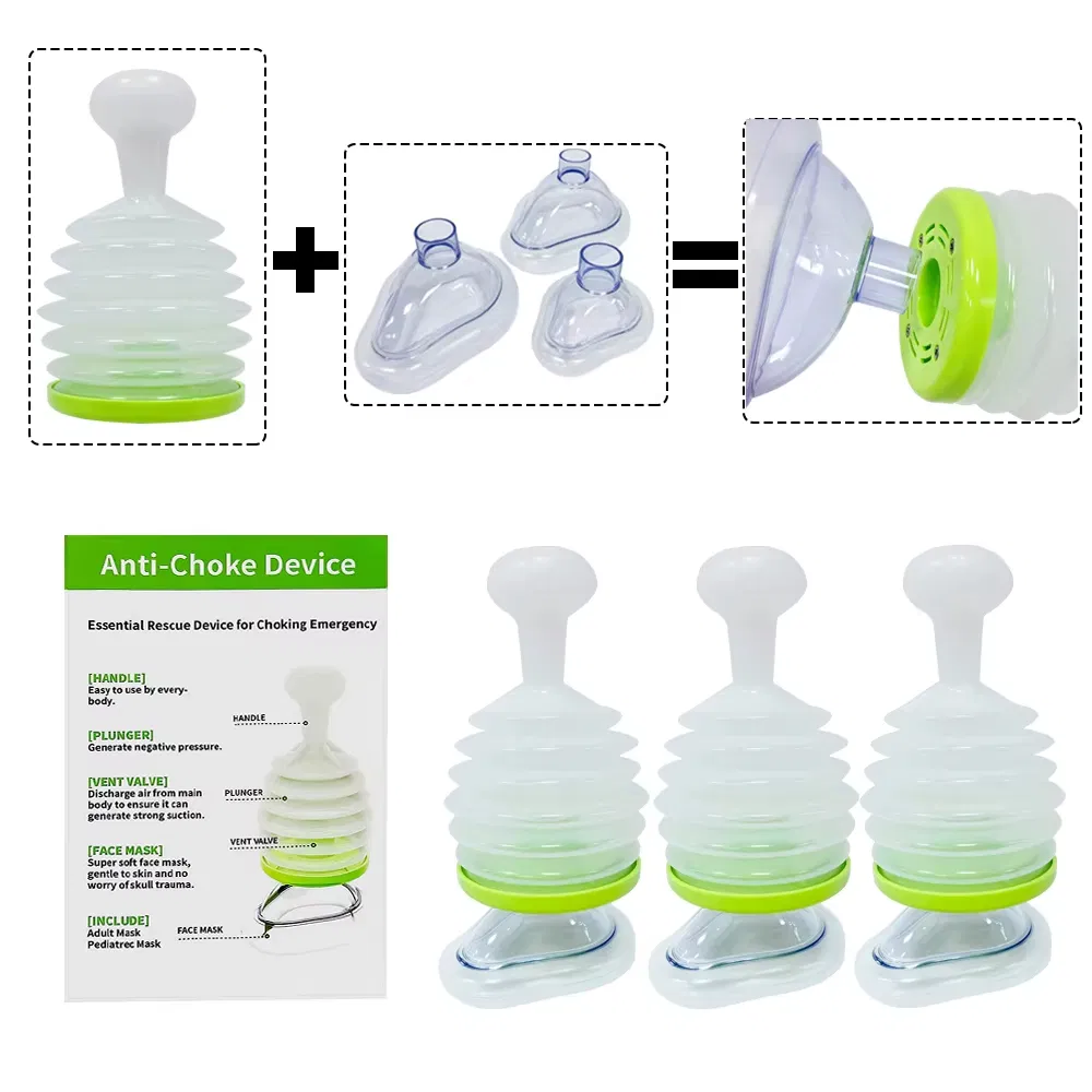 Durable Reusable Anti Choking Device for Airway Management Anti Choke Device