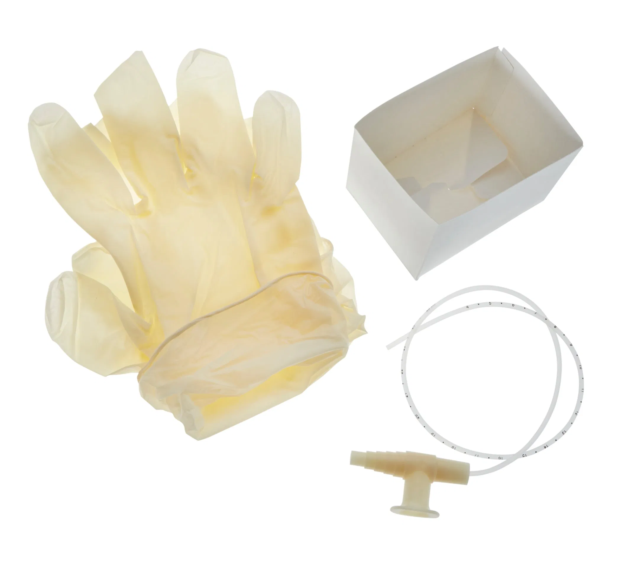 Finger-Control Connector Disposable Medical Sterile Suction Catheter Kit