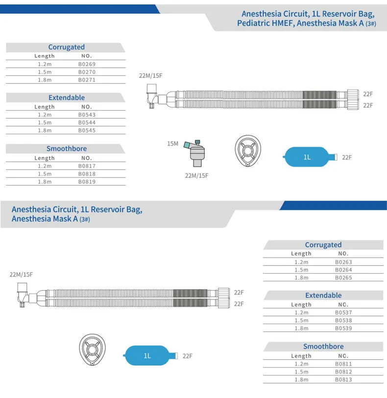 Anaesthesia Breathing Circuit 6