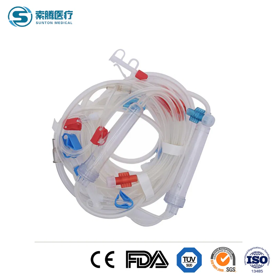Sunton Dialyzer Blood Tubing Set Supplier Hemodialysis Blood Tubing Set Medical Disposable Dialysis Bloodline Sample Available China Hemodialysis Blood Tubing