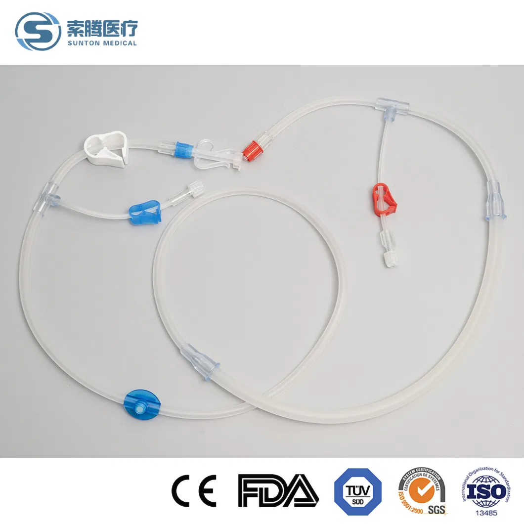 Sunton Dialyzer Blood Tubing Set Supplier Hemodialysis Blood Tubing Set Medical Disposable Dialysis Bloodline Sample Available China Hemodialysis Blood Tubing