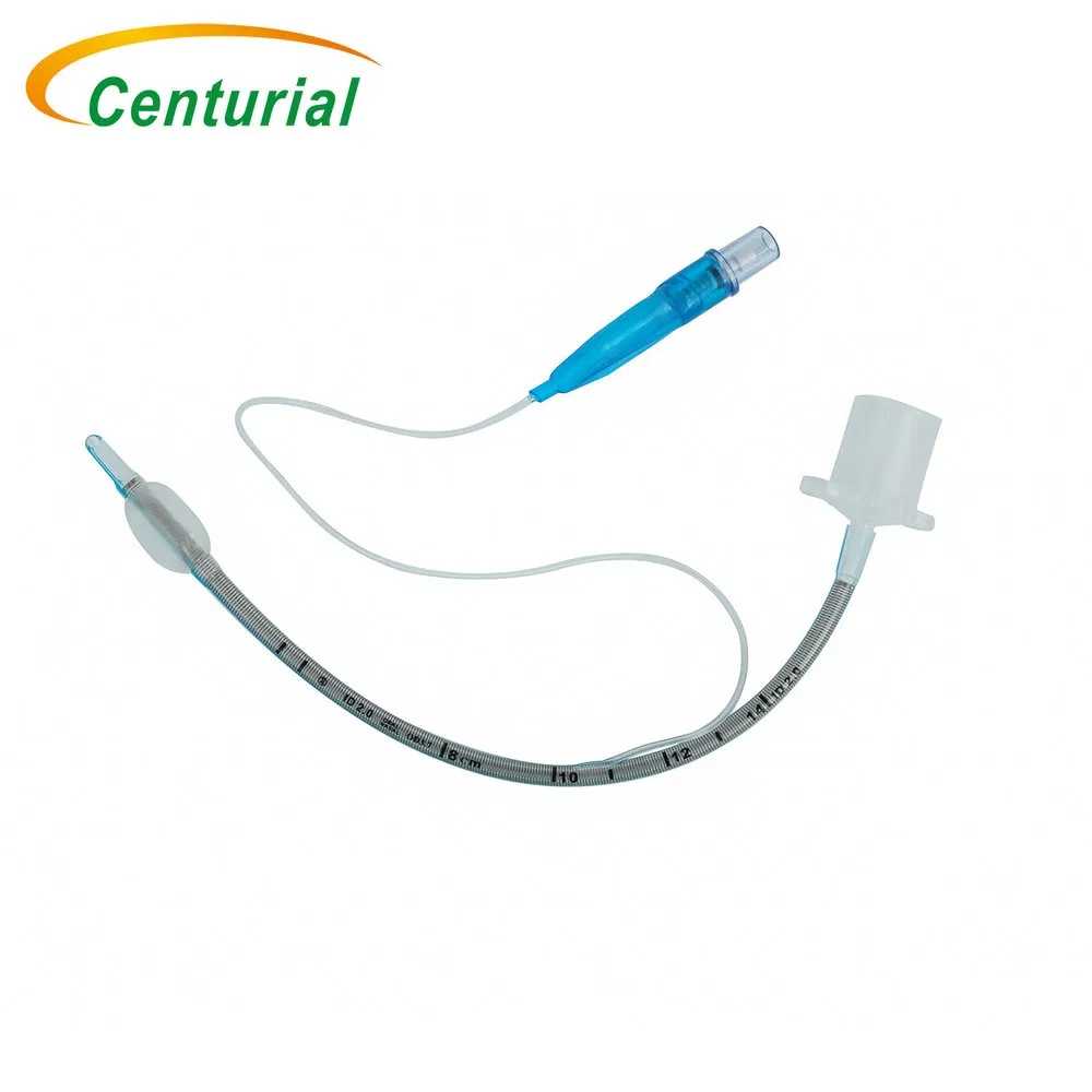High Flow Rate Ventilation Medical Grade Reinforced Double Lumen Endotracheal Tube for Respiratory Department