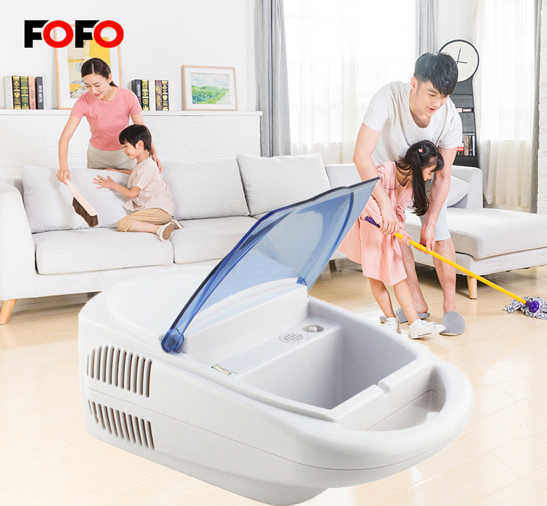 Medical Treat The Respiratory Disease Cartoon Nebulizer