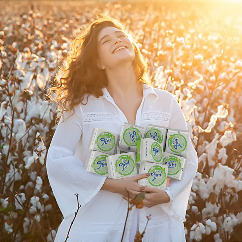 New Pure Cotton Medical Gauze Lady Napkin Mesh Menstrual Pads Super Absorbent Sanitary Napkin Without Irritation