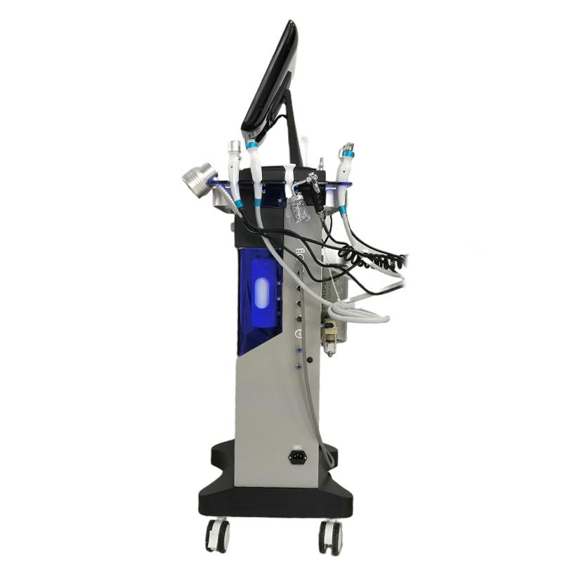 Vertical Aqua Facial Peel Water Hydrodermabrasion Beauty Skin System 12 in 1 Skin Care H2O2 Hydra Oxygen Facial Machine