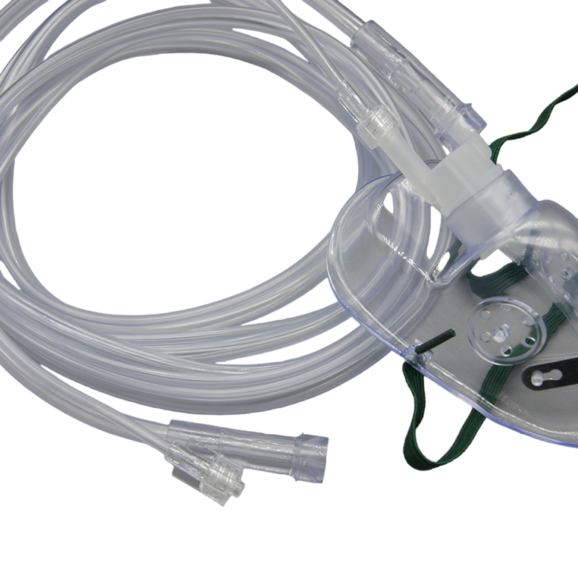 Transparency PVC Inflatable Oxygen Anaesthesia Fast Oxygen Supply Disposable Oxygen Mask