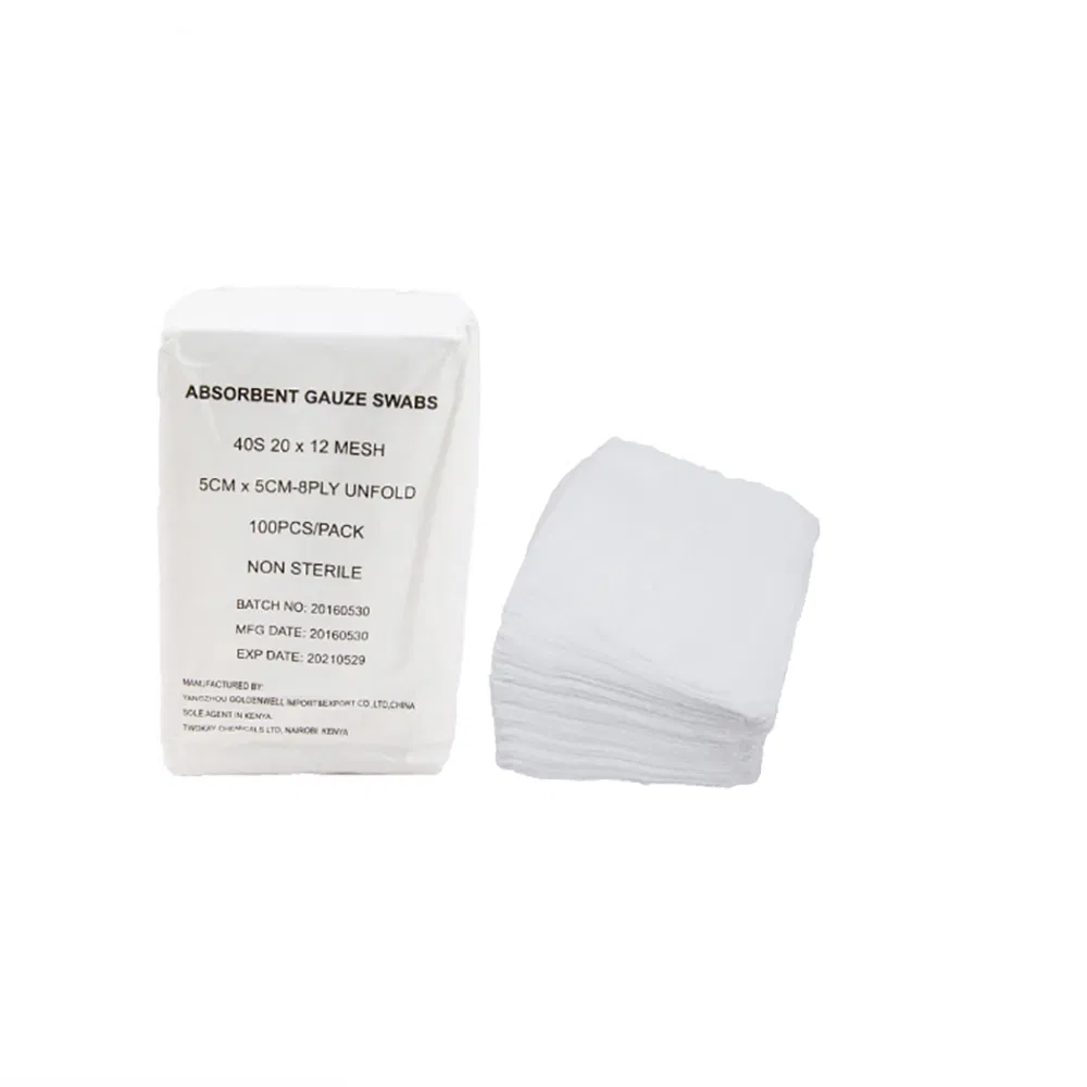 Medical Gauze Pad Cotton Absorbent Surgical Gauze Pad