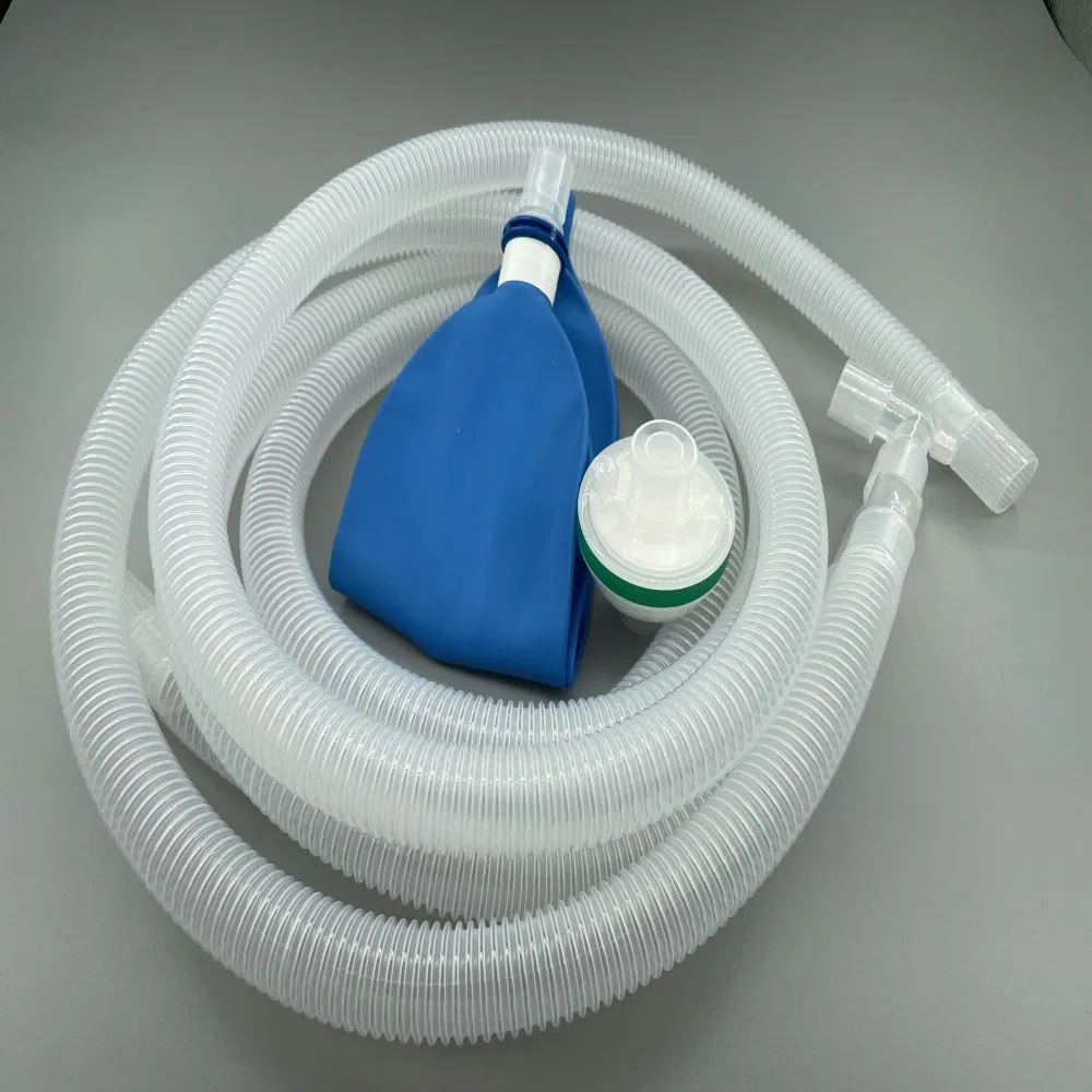 High Quality Disposable Medical Use Corrugated Smoothbore Expandable Anesthesia Breathing Circuits or Kit