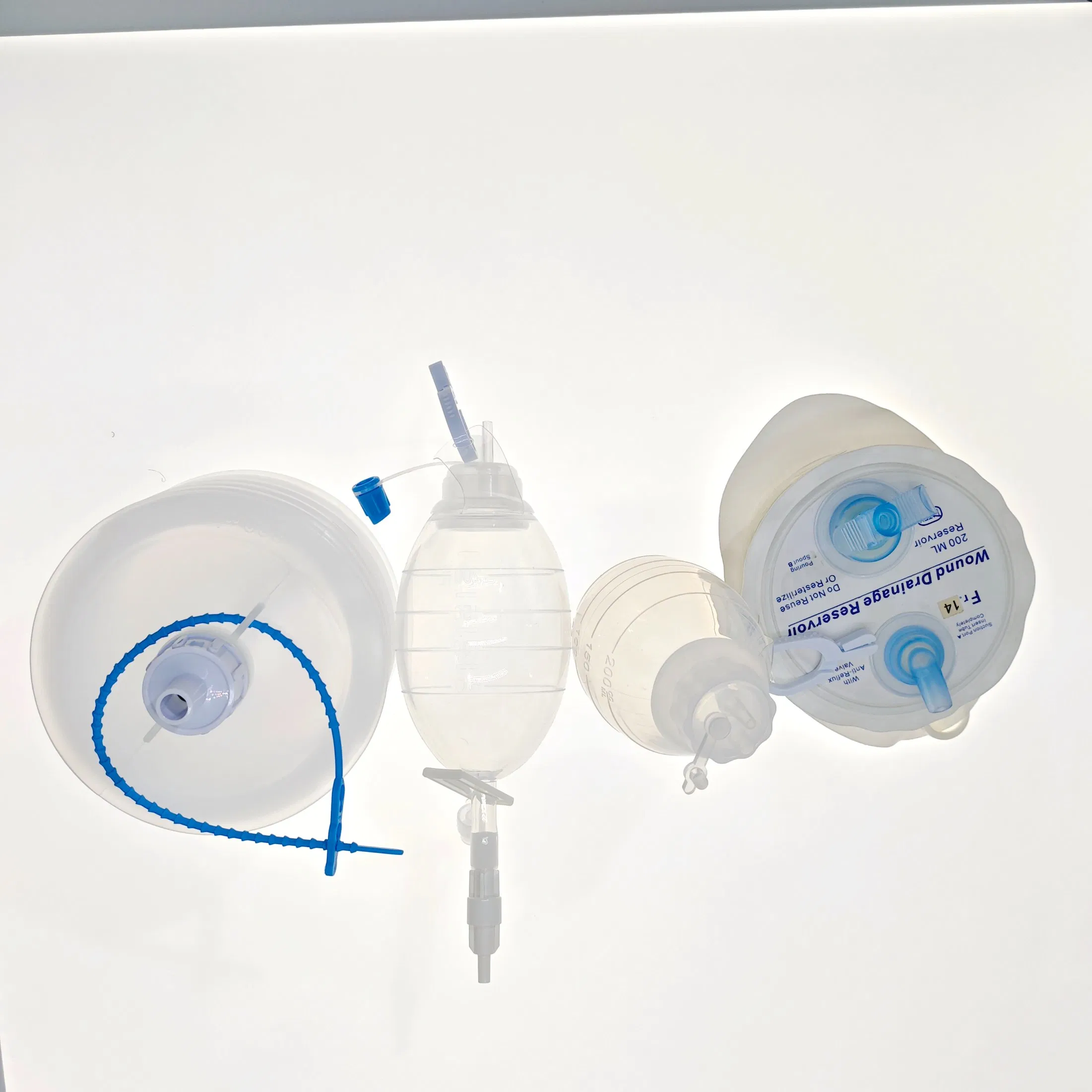 Safe and Convenient Silicone Wound Drainage System Closed Wound Drainage System