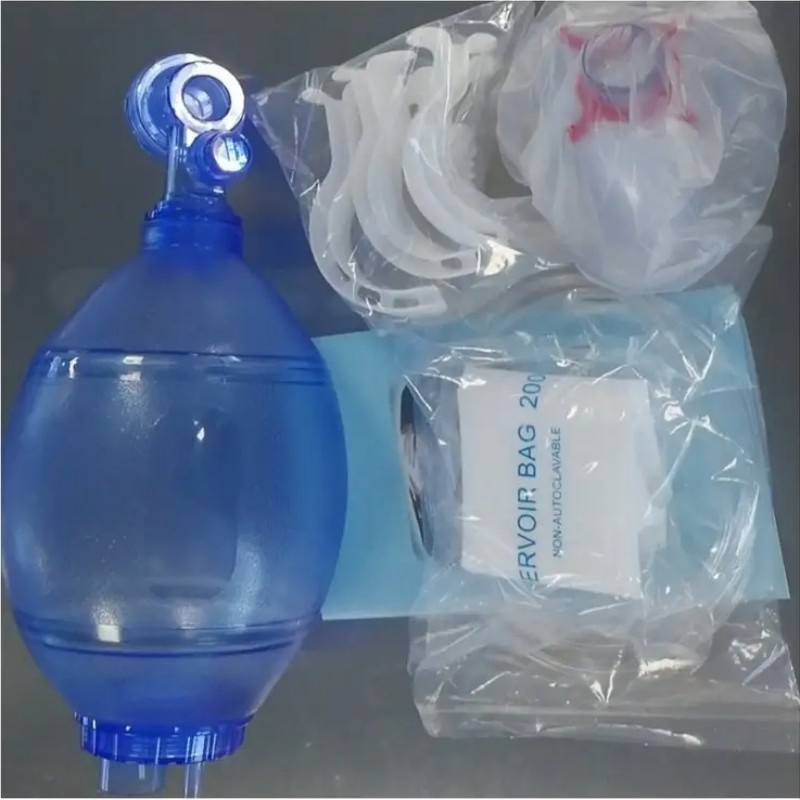 PVC Artificial Respiration Rescue Bag Medical Emergency Rescue Device Simple Repirator