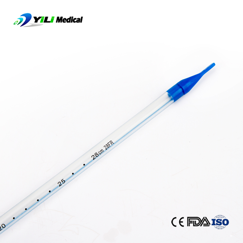 Thoracic Chest Drainage Catheter Tube Trocar System Medical Disposal TPU PVC