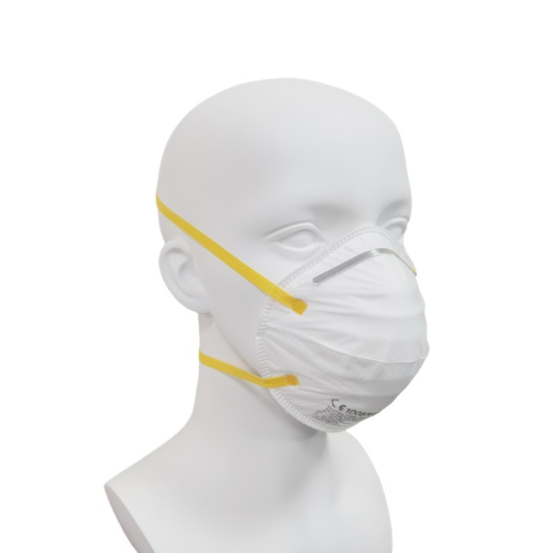 FFP2 Face Mask Cup Shape CE Certified Headloop Non-Woven Disposable Mask for Wholesale