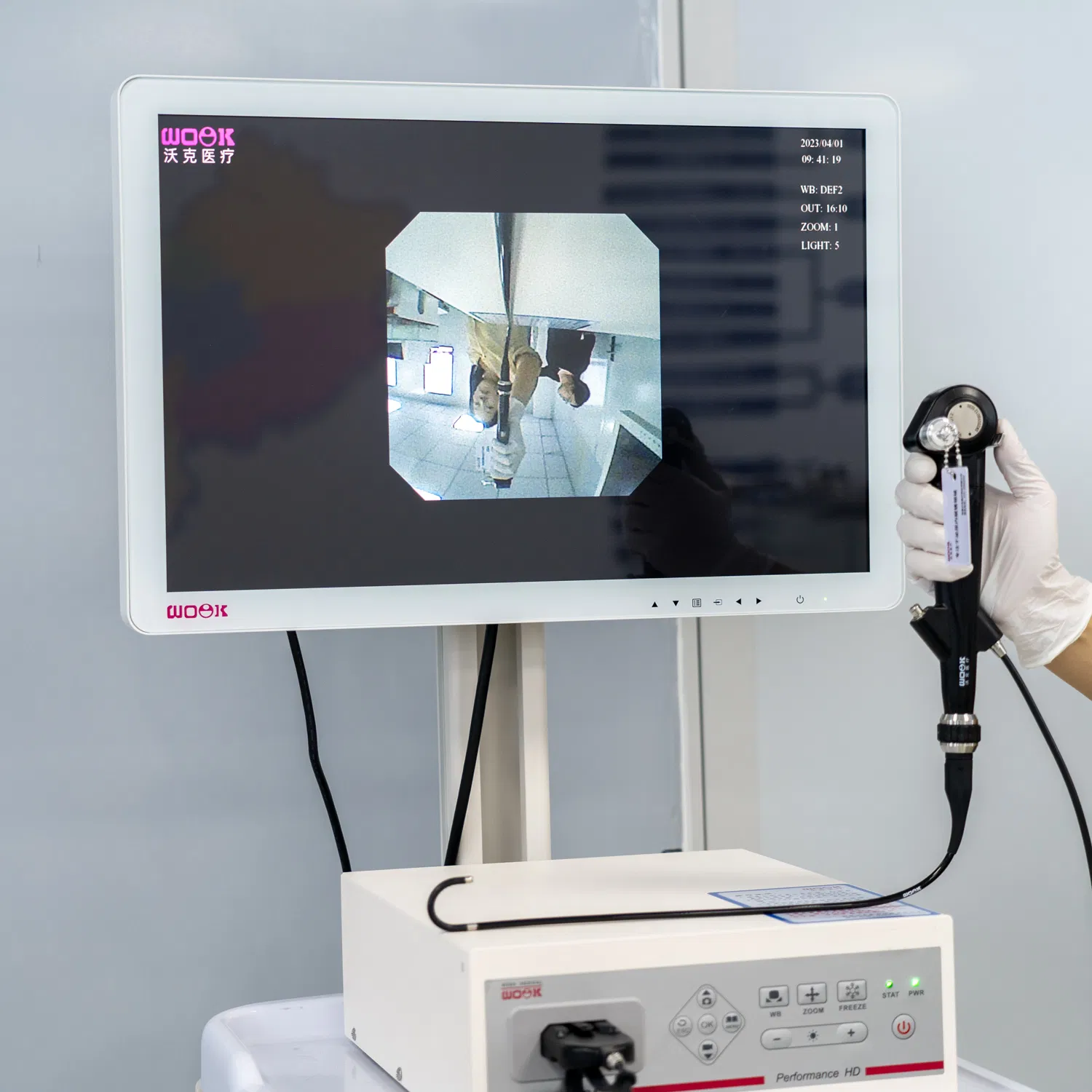 Professional Black Reusable Flexible Cystoscope Surgical Instruments Urological Surgery