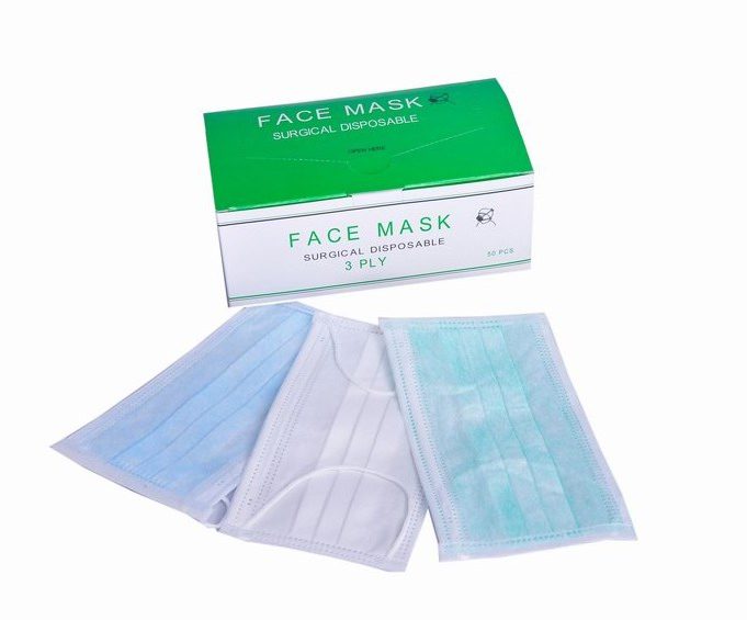 Use Non Woven Face Mask with Tie on, Certificated