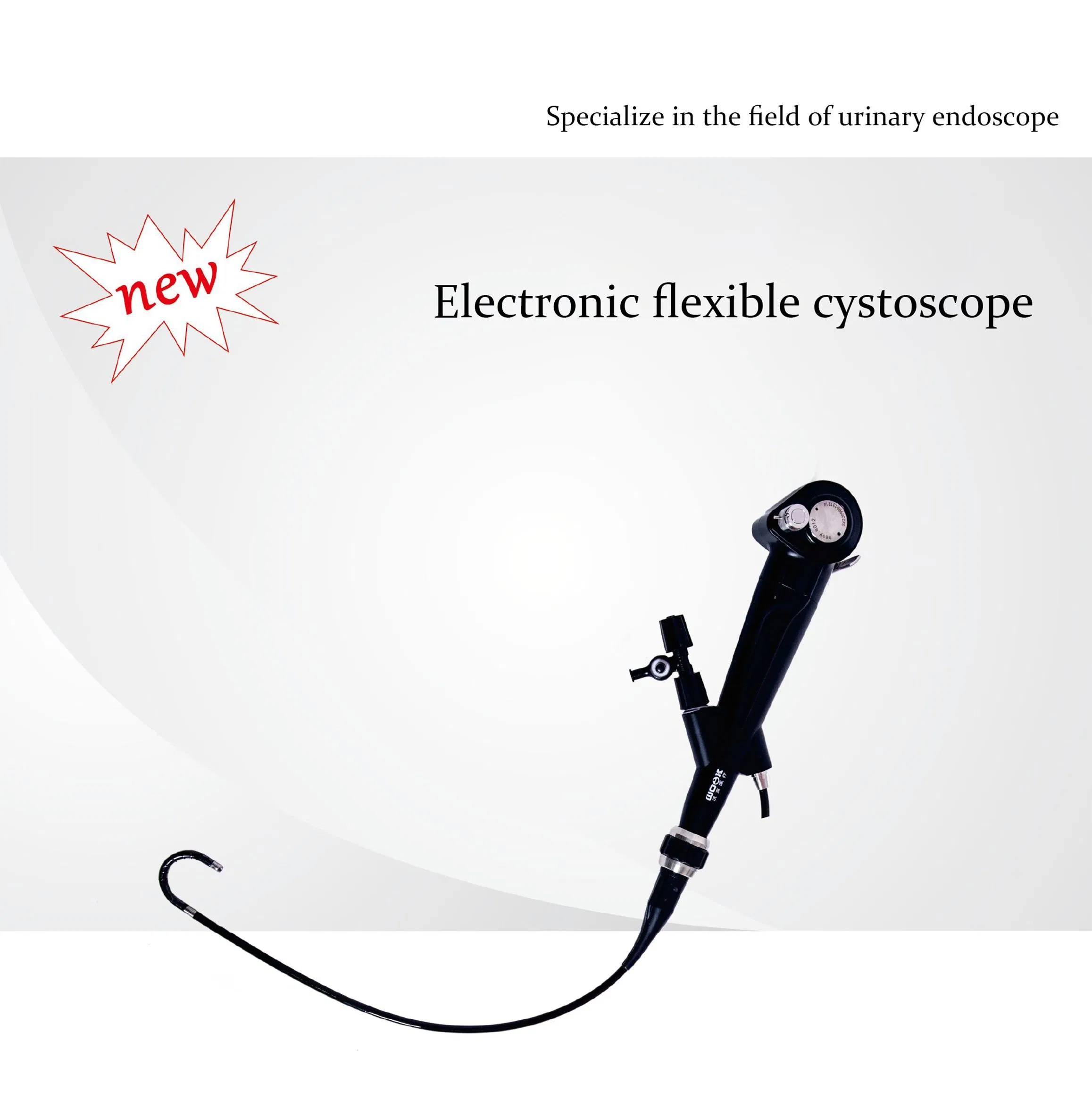 Professional Black Reusable Flexible Cystoscope Surgical Instruments Urological Surgery