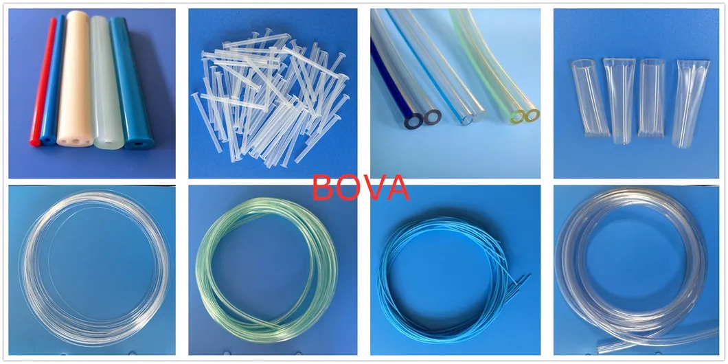 PVC Medical Grade Plastic Disposable Twin Tubing