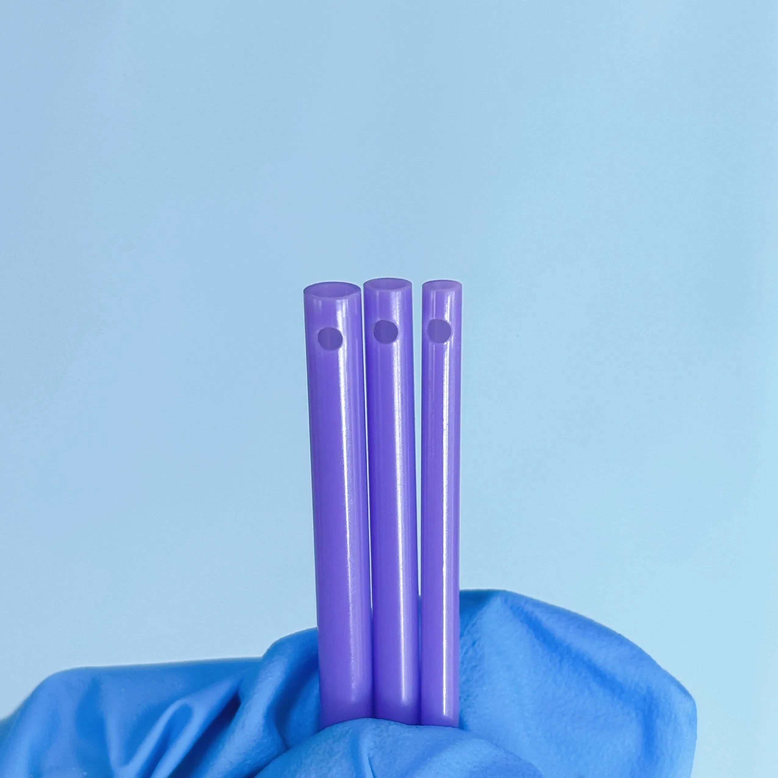 Disposable 7fr/8.5fr/10fr HDPE Plastic Tube Multi-Specification Medical HDPE Tubing with Drilling