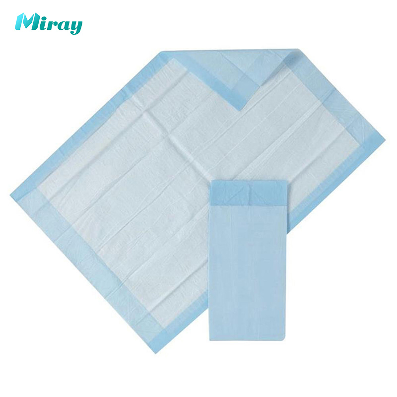 China Factory Incontinence Bed Pad Medical Disposable Underpads 60X90 High Quality Super Absorbent PE Backsheet Urine Pads
