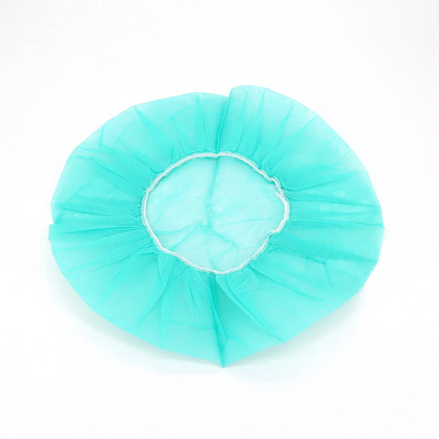 Medmount Medical Surgical Disposable PP Fabric Anti-Slip Single/Double Rubber Nonwoven Mop Cap with CE/ISO