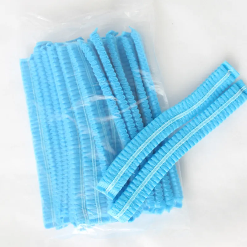 Disposable Non-Woven Clip Cap View 3