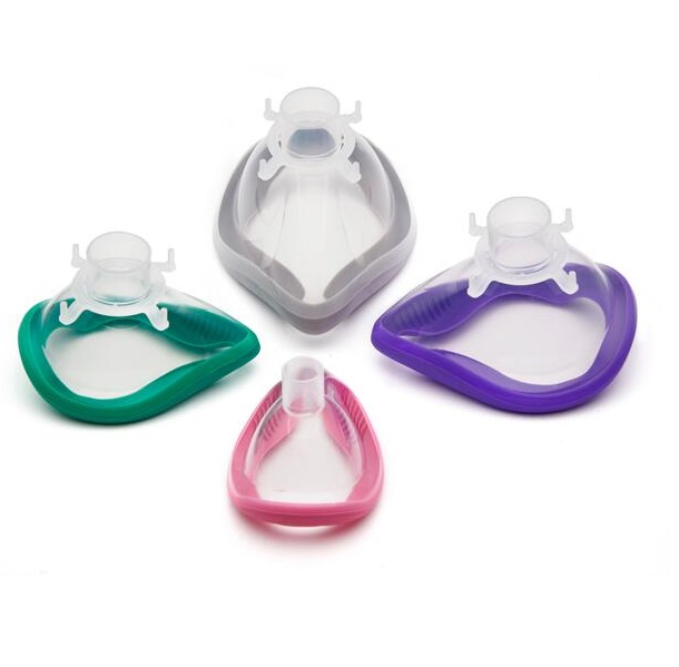 Medical Disposable Breathing Non-Inflated Silicone Anaesthesia Masks, None Aerated Pneumatized Anaesthetic Oxygen Mask, Anestheisa Anesthetic Face Mask