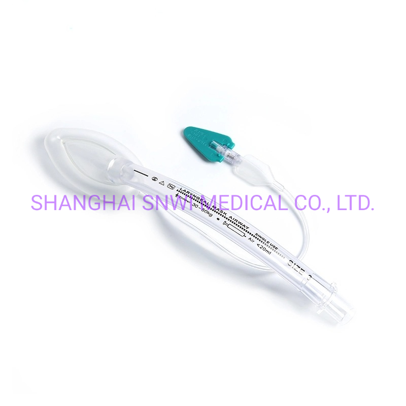 OEM Medical Products Sterile Disposable PVC Breathing Anaesthesia Oxygen Mask with Inflatable Rim