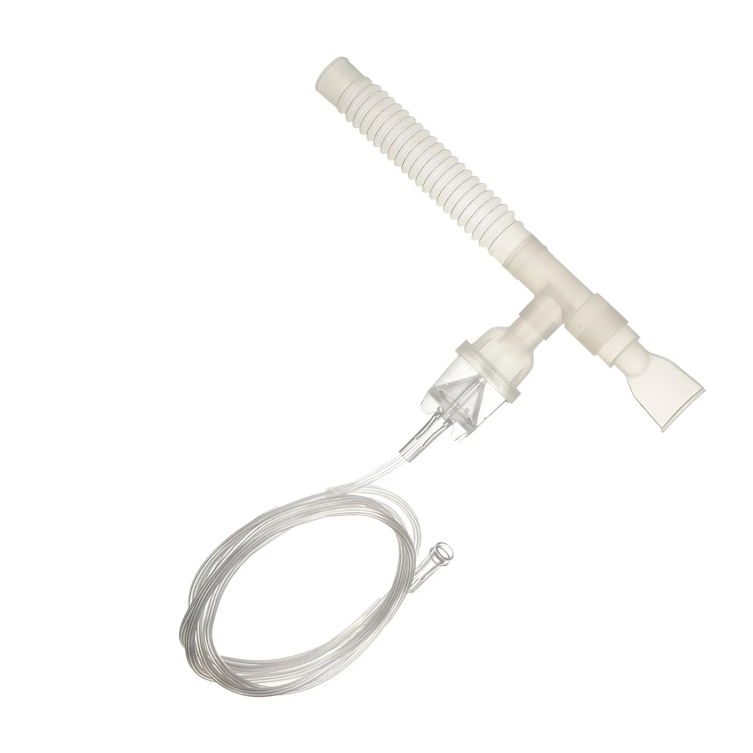 Disposable 7FT PVC Nebulizer Tubing with Mouthpiece for Easy Breathing