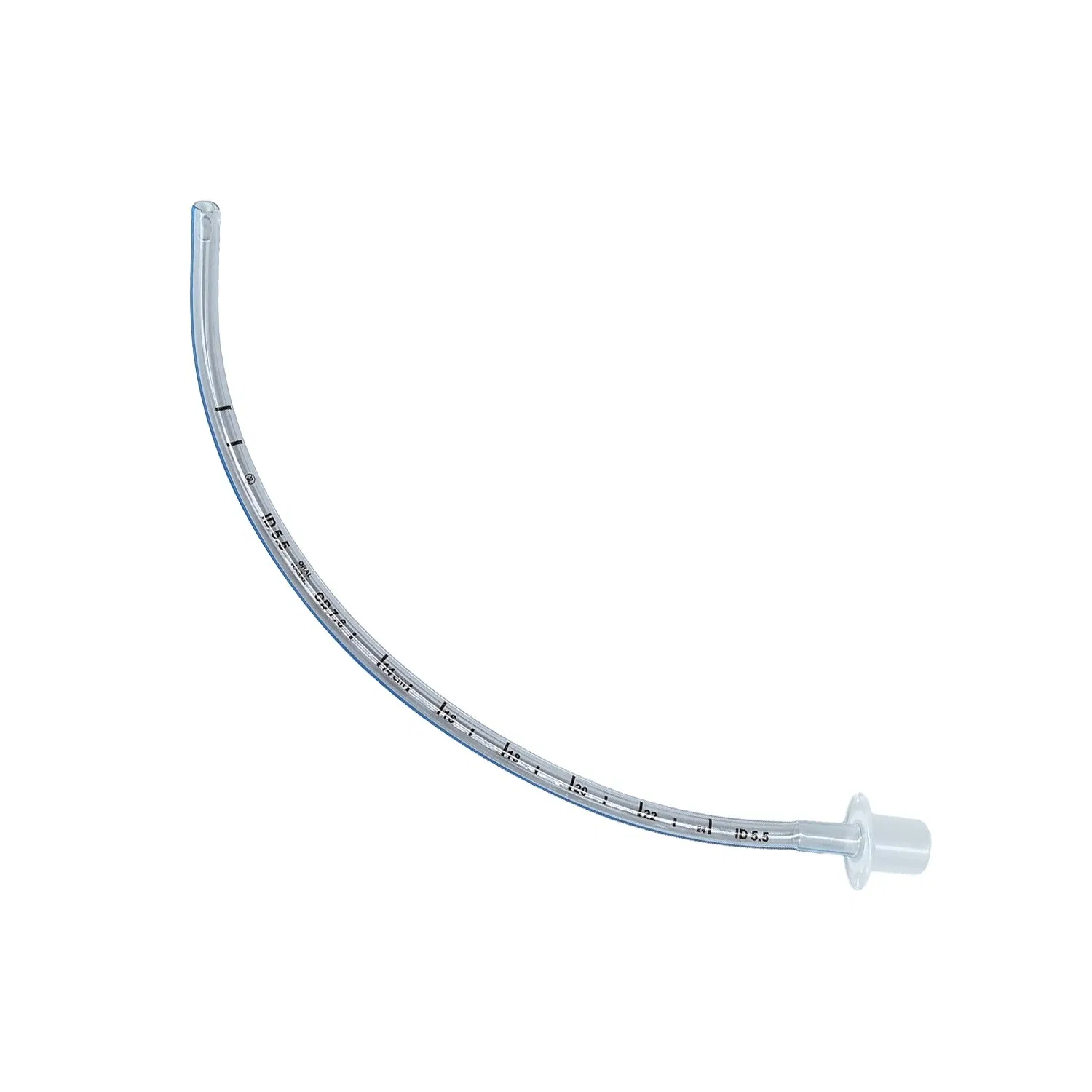 Premium Sterile PVC Endotracheal Tube Without Cuff for Safe Ventilation