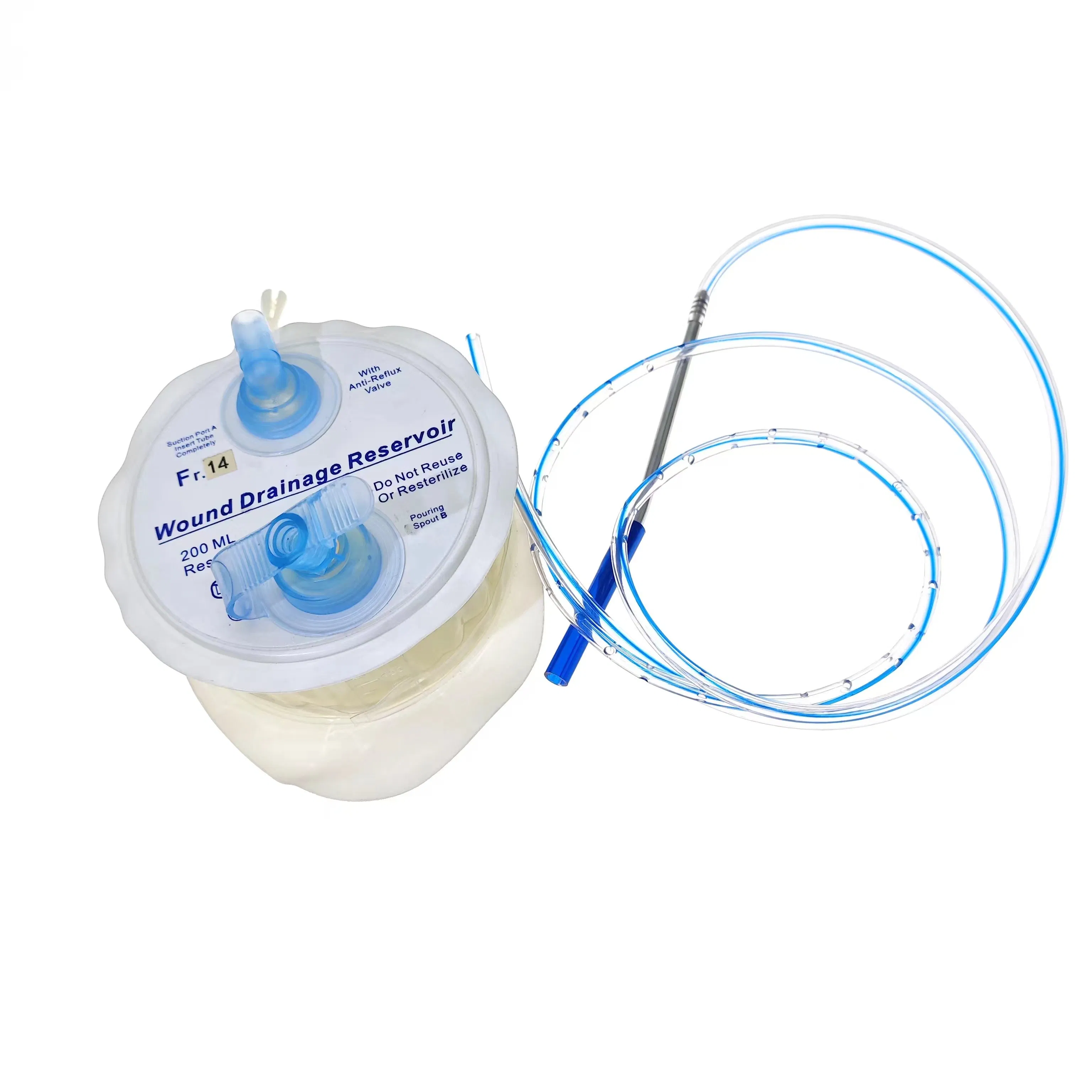 Medical Surgical Wound Drainage System Bottle Closed Wound Drainage System