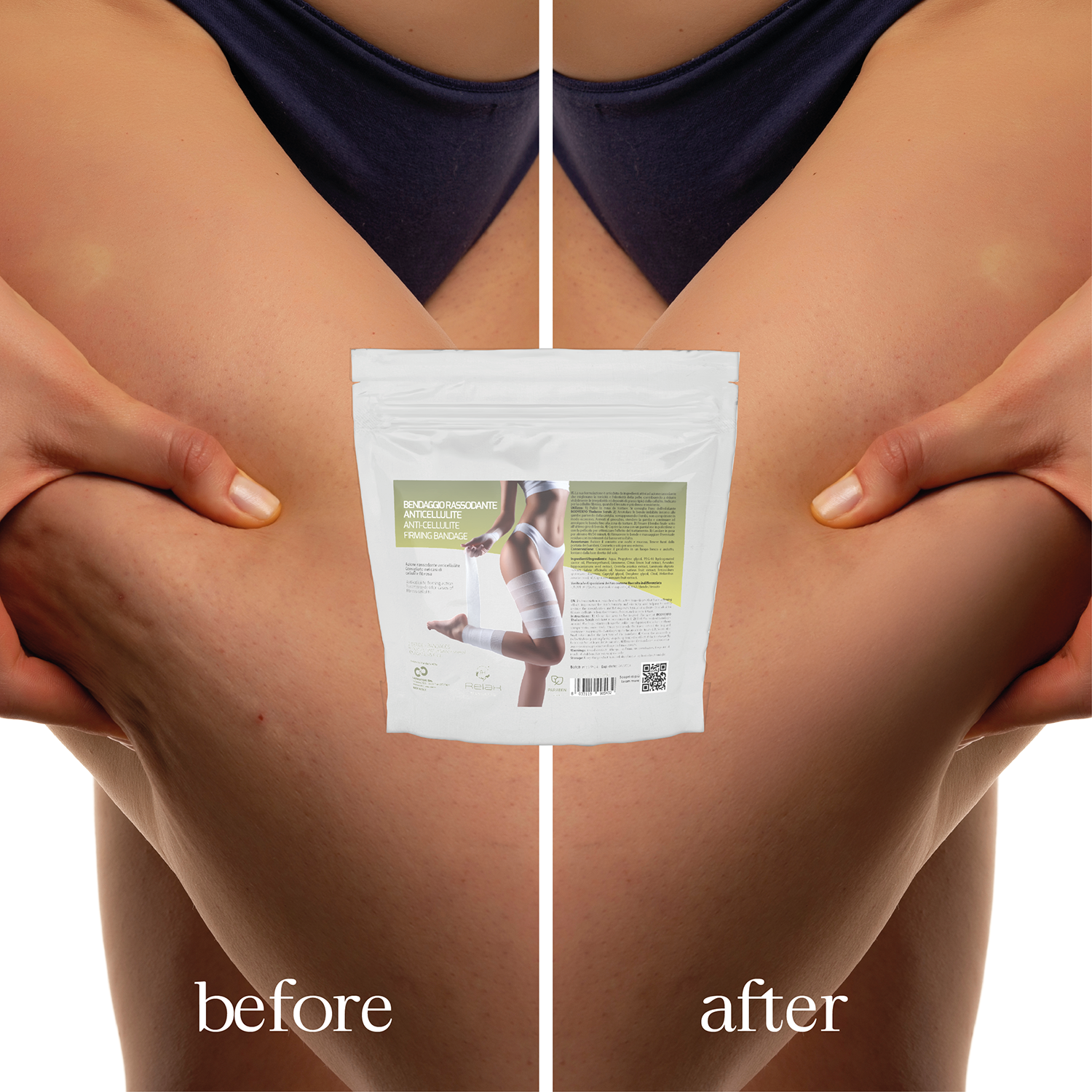 Private Label Firming Anti-Cellulite 2xBody Wrap 250ml for All Skin Types | OEM ODM Spa Wrap Treatment Manufacturer