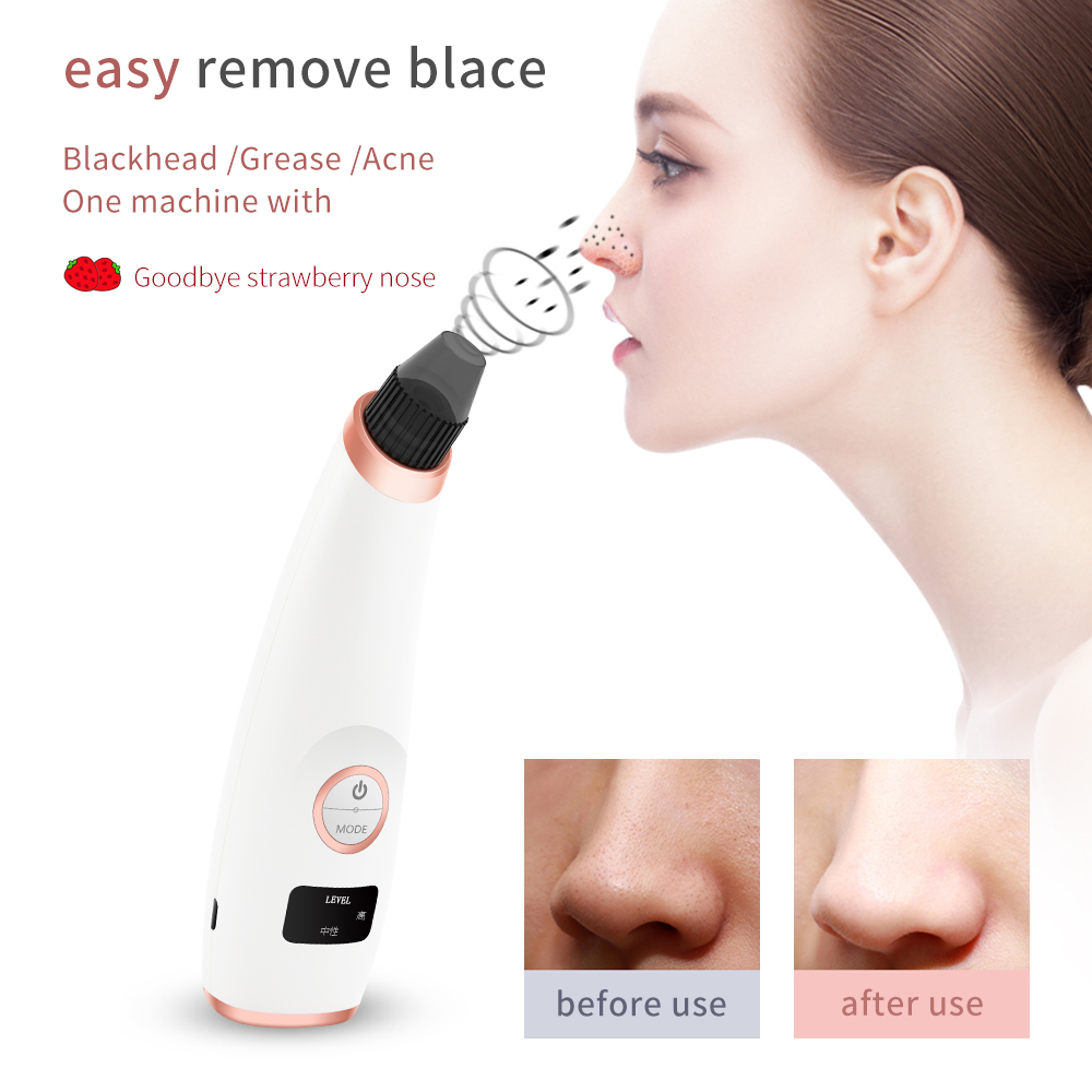 Best Selling Mens Womens Silicone Pore Cleaner Personal Care Beauty Skin Products Blackhead Remover Hand Held Vacuum Suction